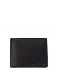 Tom Tailor Jerrie čierna kožená pánska peňaženka