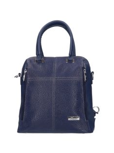 Karen Martin modrý dámsky batoh/kabelka z vláknitej kože