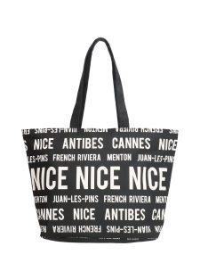 Piero Erbacci Nice čierna dámska plážová taška