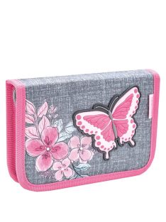 Belmil sivý-ružový motýľový dievčenský peračník