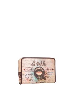 Anekke Menire béžovo-hnedá stredná dámska peňaženka