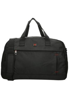   Enrico Benetti Cornell čierna cestovná taška s kabínovou veľkosťou