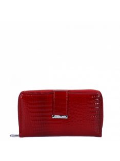 atáska BOUTIQUE 5280-2 červená lakovaná kožená dámska peňaženka