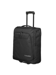  Travelite Kick Off čierna cestovná taška s 2 kolieskami, 55 cm