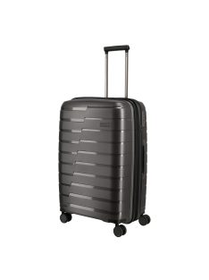 Travelite Air Base közepes bőrönd antracit 4 kerekű bővíthető