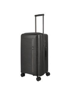   Travelite Roomer čierny 4-kolesový rozťahovací stredný kufor