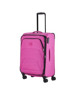   Travelite Adria ružový 4-kolesový rozťahovací stredný kufor
