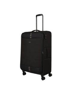   Travelite Rügen čierny 4-kolesový rozťahovací veľký kufor