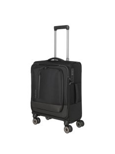 Travelite Crosslite čierny 4-kolesový kabínový kufor