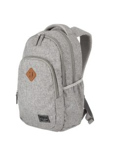   Travelite Basics sivý batoh s držiakom na notebook15,6"