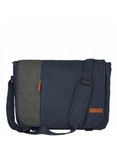   Travelite Basics modrá taška cez rameno A4 na notebook 15,6"