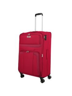   Travelite Skyline Orlando červený 4-kolesový rozťahovací veľký kufor
