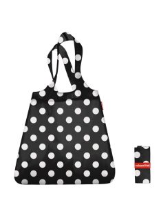   Reisenthel mini maxi shopper čierno-biela bodkovaná nákupná taška