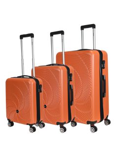   Benzi Aircraft oranžová 4-kolesová 3-dielna súprava kufrov