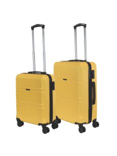 Benzi Simple žltá 4-kolesová 2-dielna súprava kufrov