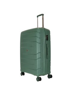 TravelZ Big Bars zelený 4-kolesový veľký kufor