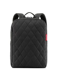   Reisenthel classic backpack M čierny prešívaný dámsky batoh