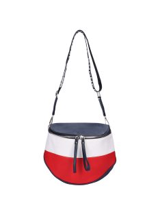   etaška BOUTIQUE D-9030 modro-červeno-biela dámska taška cez rameno