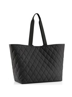   Reisenthel classic shopper XL čierna prešívaná dámska shopper taška