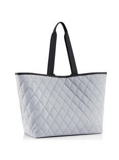   Reisenthel classic shopper XL svetlosivá prešívaná dámska shopper taška