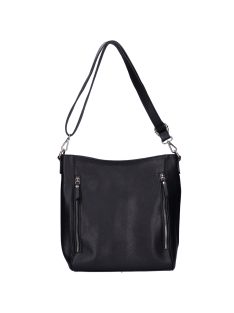   Natascia H7014 čierna talianska kožená dámska taška cez plece