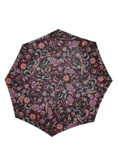   Reisenthel umbrella pocket classic čierny kvietkovaný dáždnik