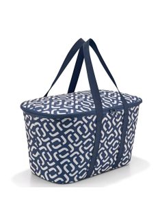   Reisenthel coolerbag modrá-biela vzorovaná chladiaca taška